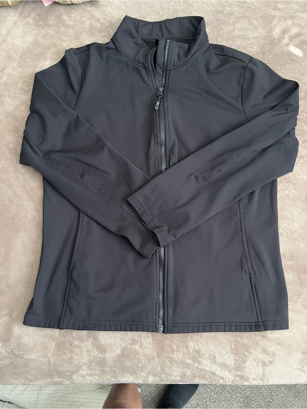 32 Degrees Men's Black Lightweight Full-Zip Shirt Jacket